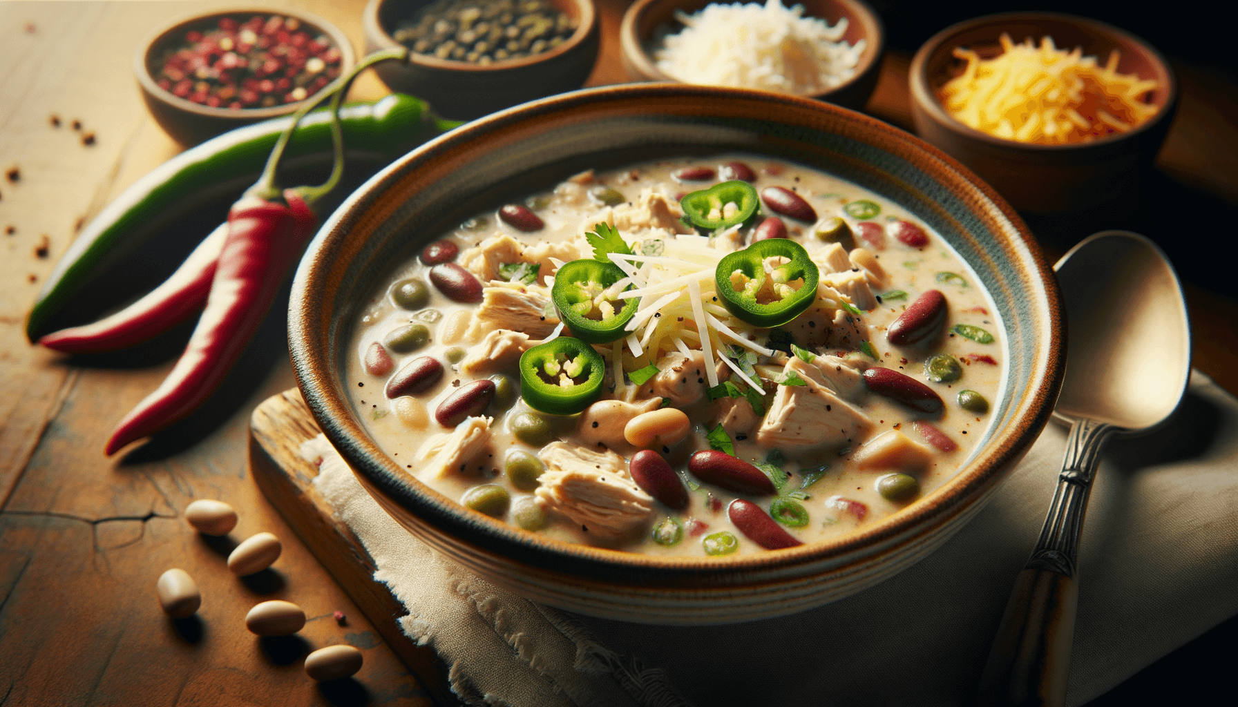 Quick Easy White Chicken Chili for Weeknight Dinners