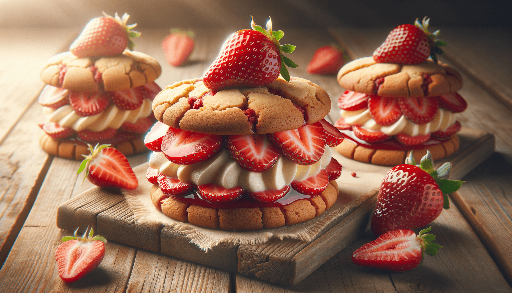 Strawberry Shortcake Cookies to Enjoy