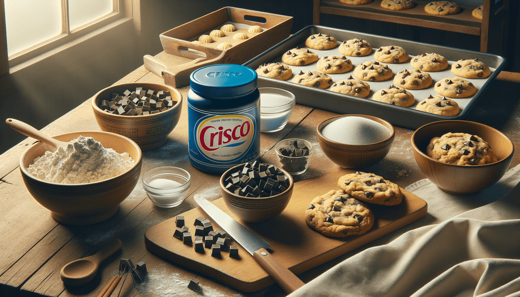 Chocolate Chip Cookies Made with Crisco