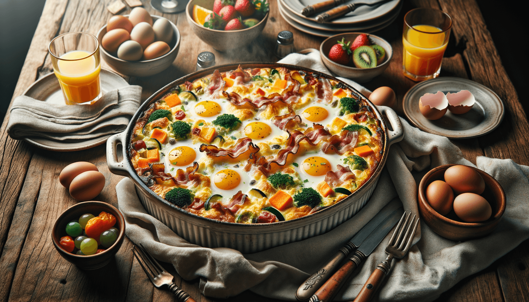 Hearty Breakfast Casserole for Families