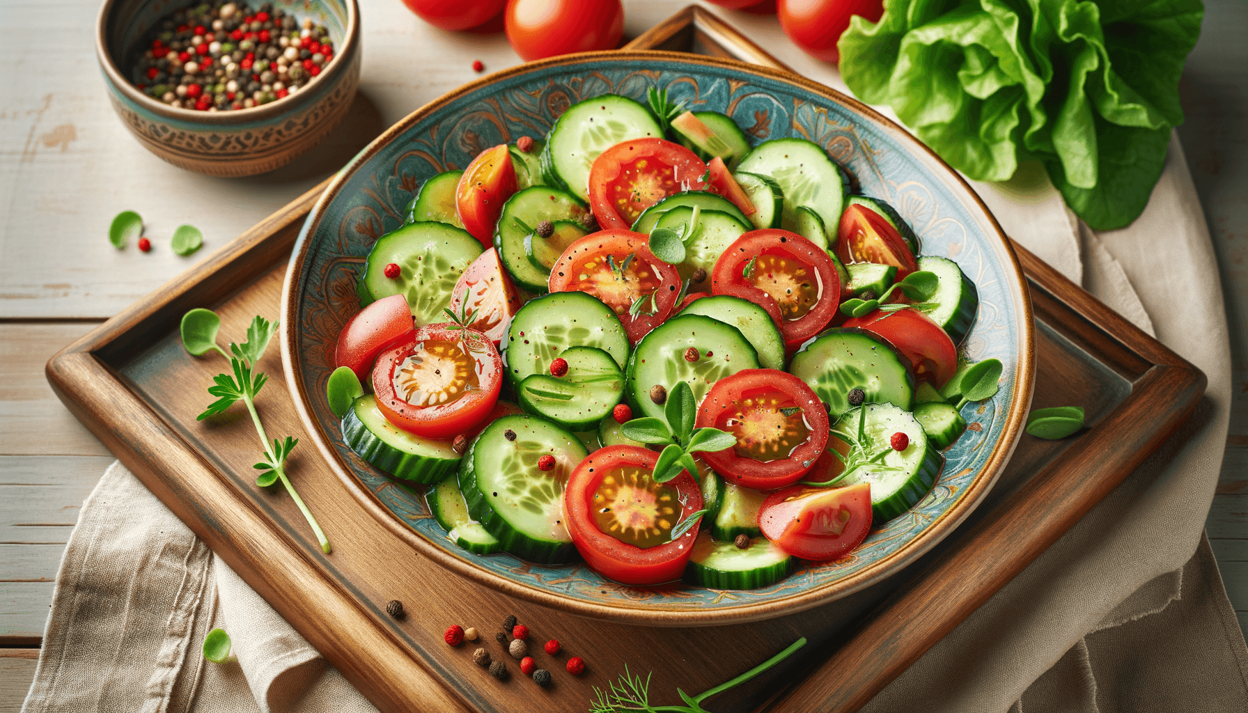 Cucumber Tomato Salad for Vibrant Side Dishes