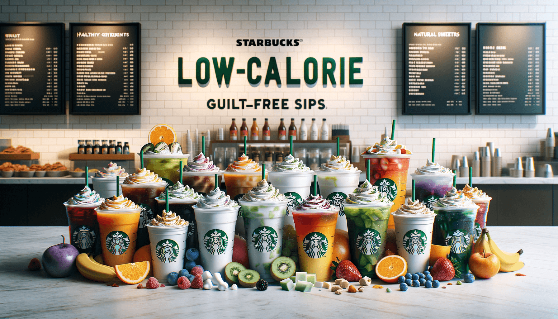 Low-Calorie Starbucks Drinks for Guilt-Free Sips