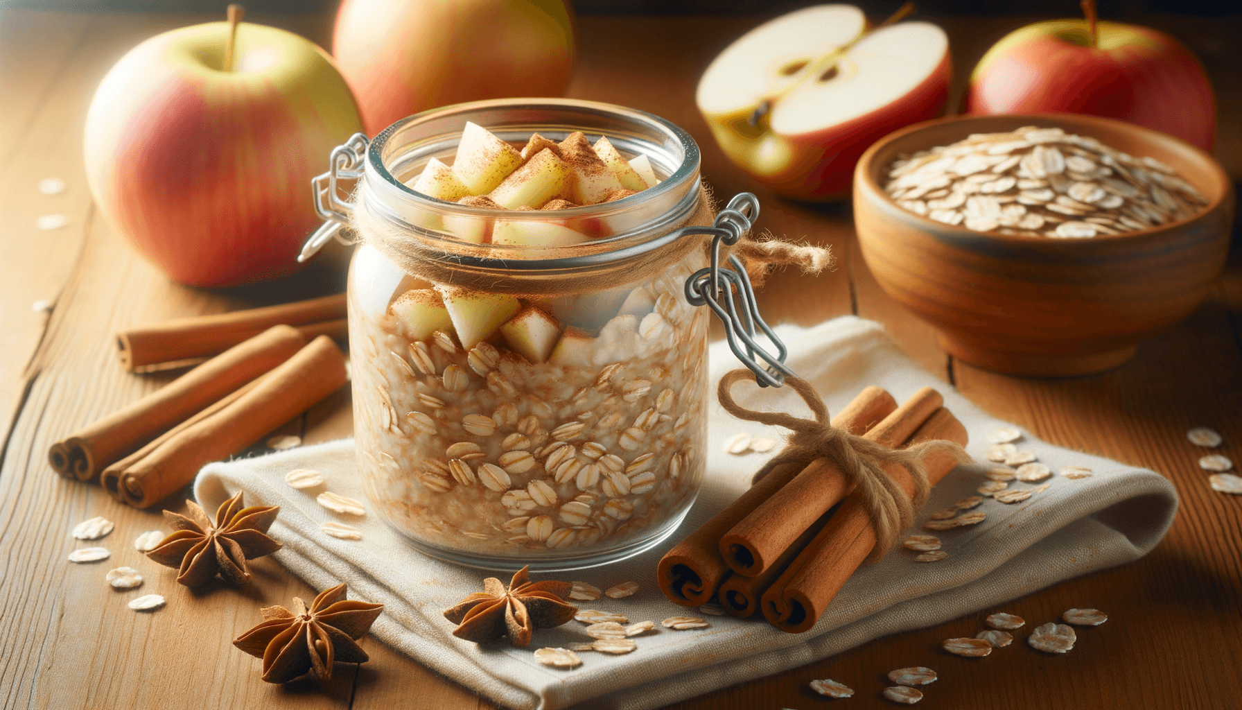 Cozy Apple Cinnamon Overnight Oats Recipe