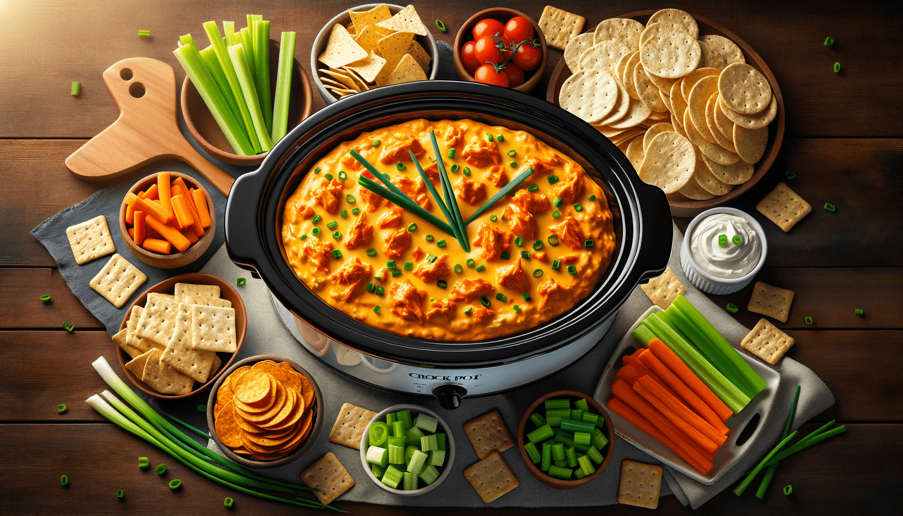 Crock Pot Buffalo Chicken Dip for Easy Entertaining