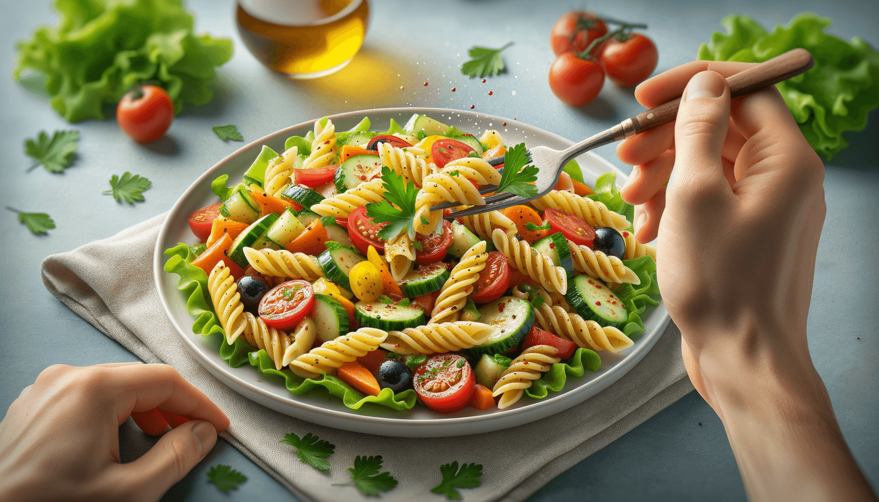 Pasta Salad with Italian Dressing for a Tasty Side