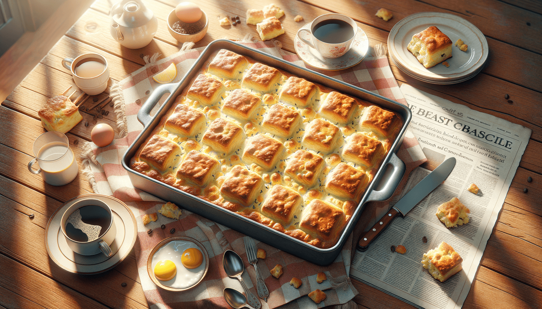 Flaky Biscuit Breakfast Casserole for Weekends