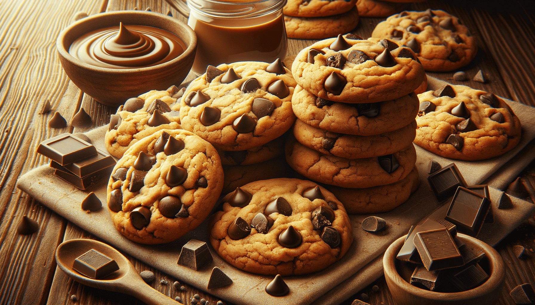 Thick Chocolate Chip Cookies for a Treat