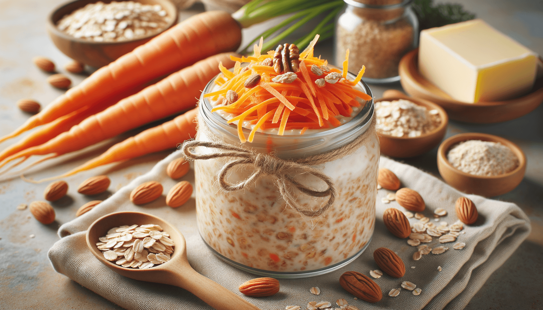 Carrot Cake Overnight Oats for a Sweet Twist