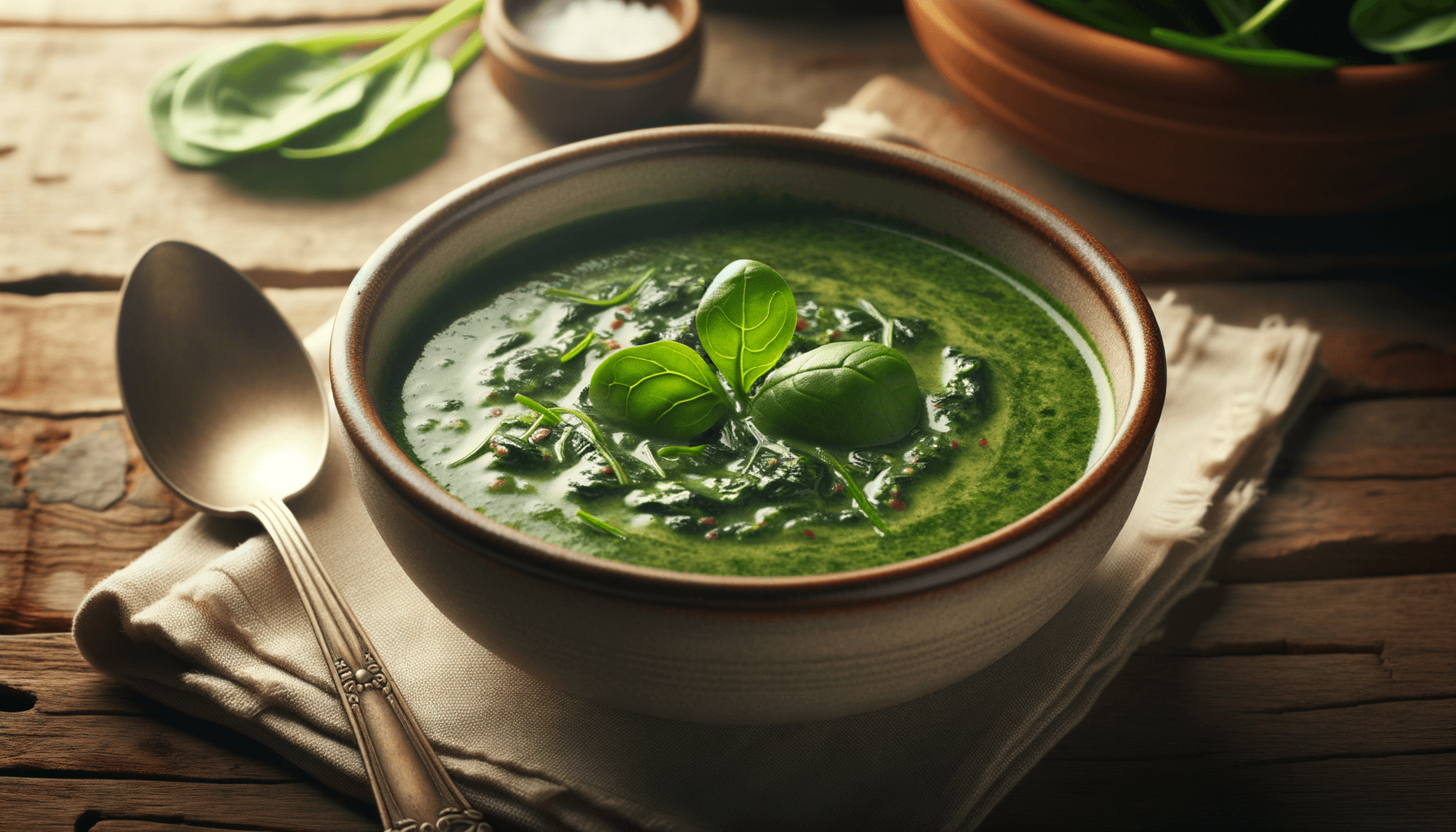 Spinach Soup for a Healthy Meal