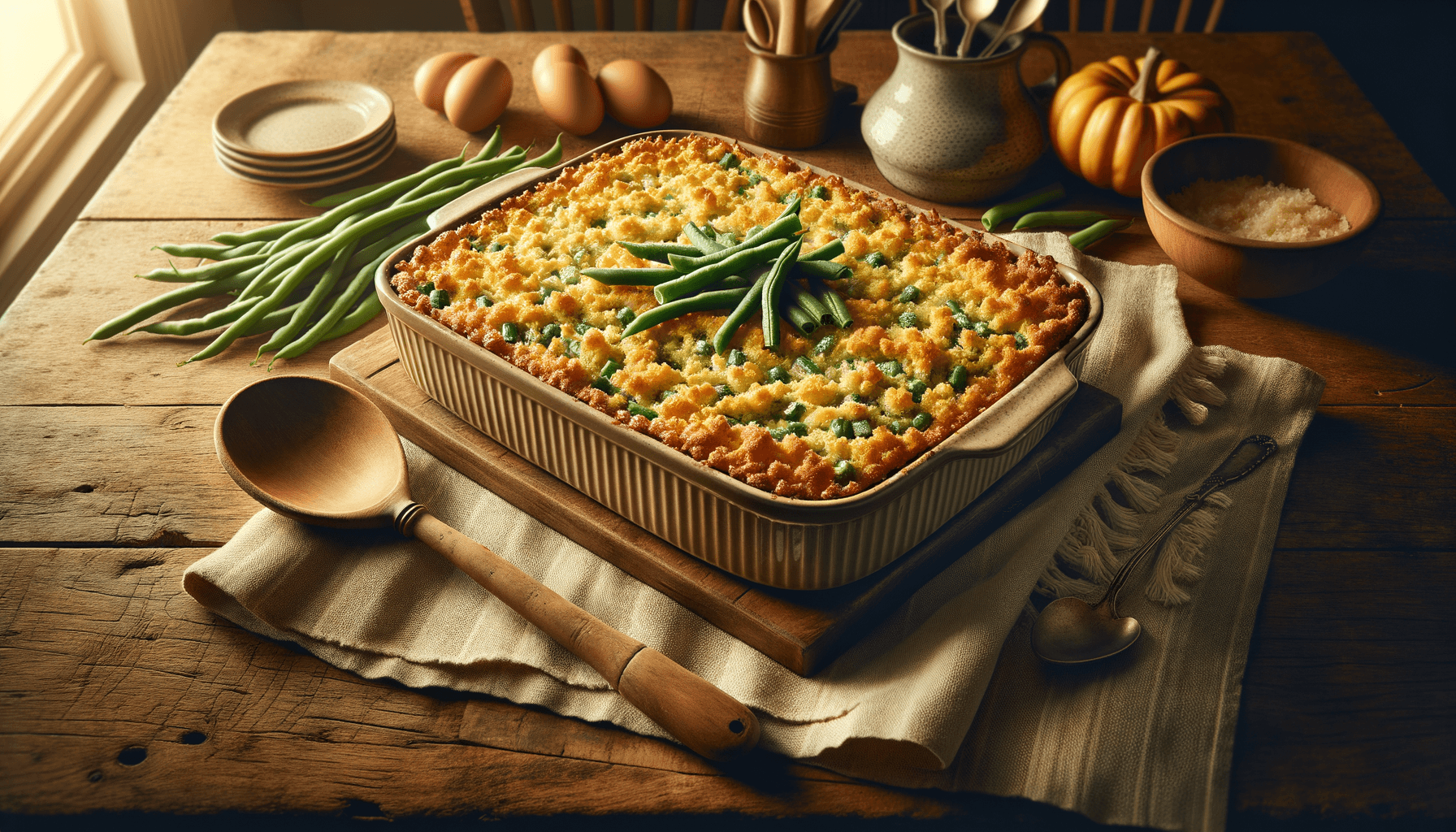 Homemade Green Bean Casserole from Scratch