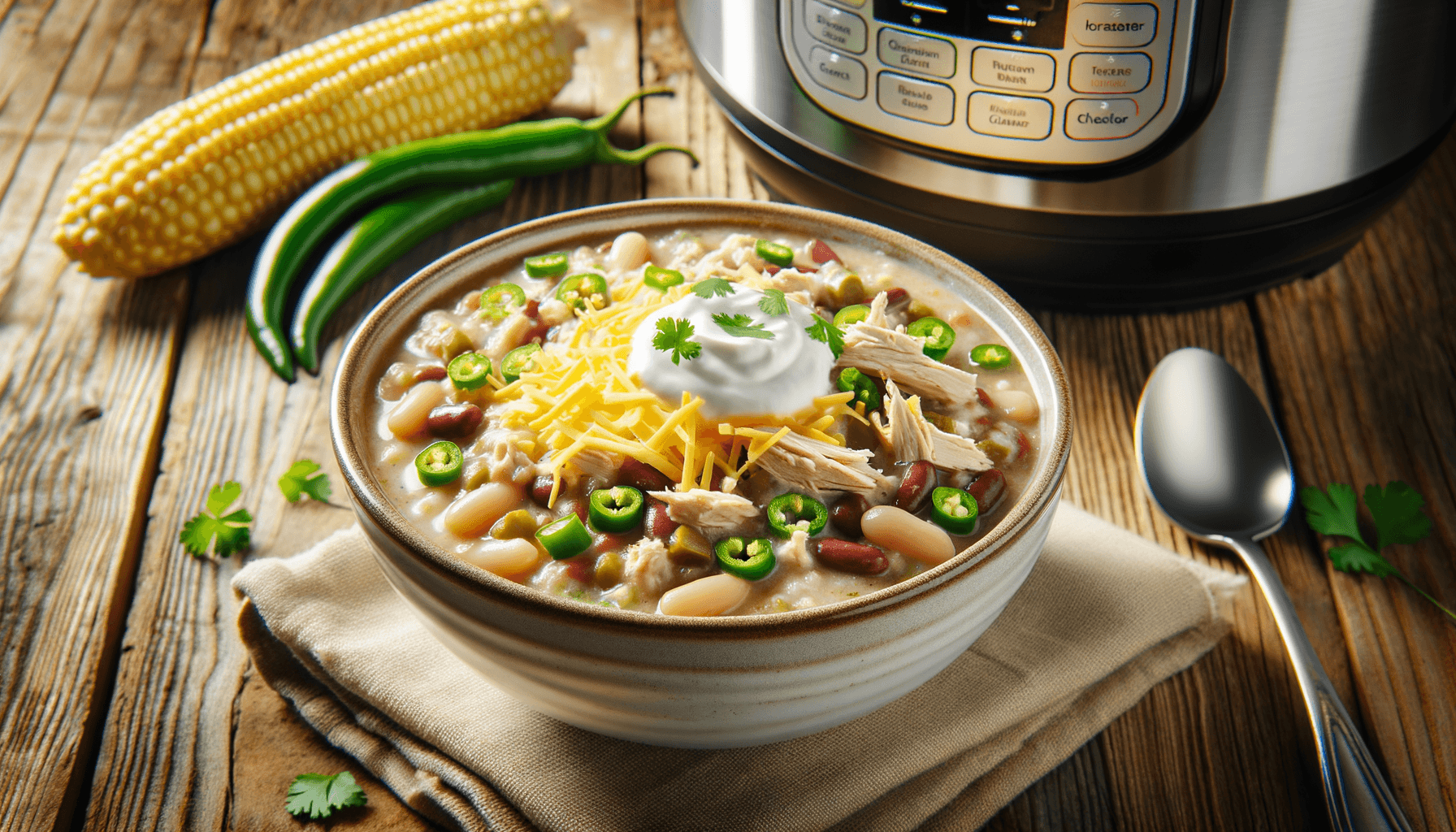 Instant Pot White Chicken Chili for Fast Dinners