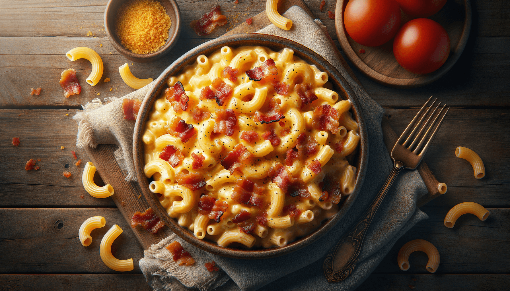 Mac and Cheese with Bacon for a Savory Twist