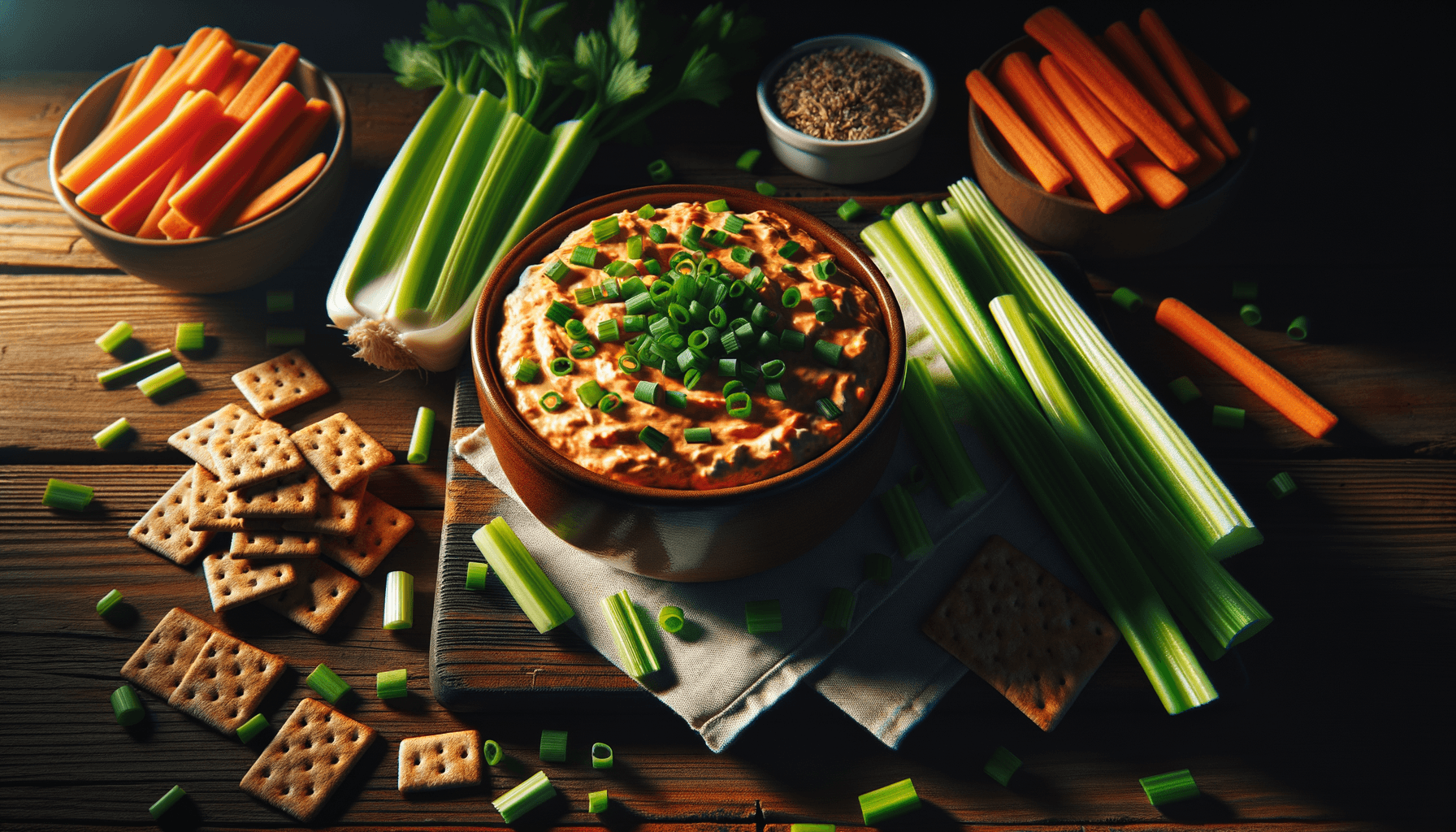 Healthy Buffalo Chicken Dip for Guilt-Free Snacks